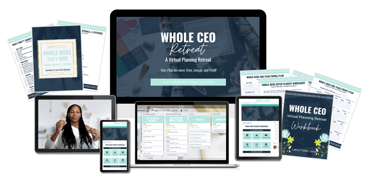 Whole CEO Retreat Template Mockup