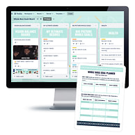 new goal planner mockup