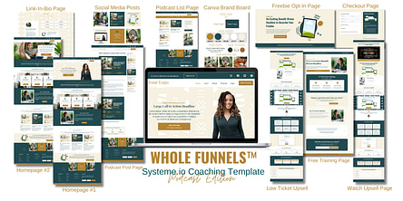 whole funnels mockups template