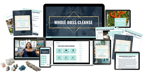 Whole Boss Cleanse Template Mockup