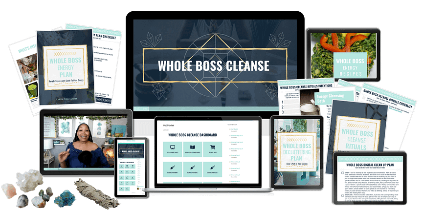 Whole Boss Cleanse Template Mockup